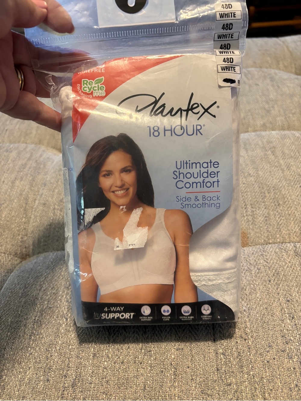 Playtex 18 Hour Bra Sz 48D
